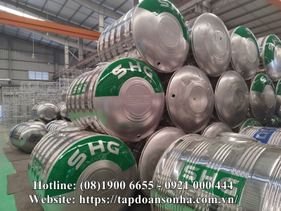 Bồn nước inox Sơn Hà tại Quảng Ninh / MIỄN SHIP, GIÁ TẬN XƯỞNG