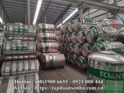 Bồn nước inox Sơn Hà tại Hải Phòng / MIỄN SHIP, GIÁ TẬN XƯỞNG