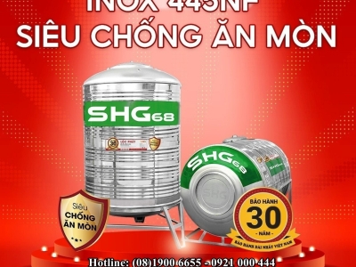 Bồn nước inox Sơn Hà tại Gia Lâm / KHUYẾN MÃI ĐẾN 35%