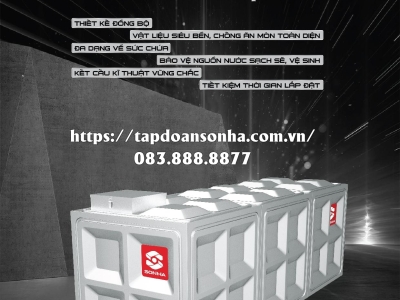 Chương trình trả góp bể nước ngầm Sơn Hà, lãi suất 0 %