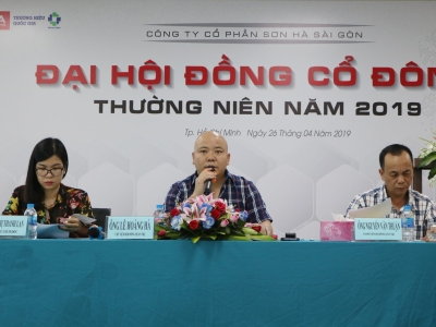 CÔNG TY CỔ PHẦN SƠN HÀ SÀI GÒN TỔ CHỨC THÀNH CÔNG ĐHĐCĐ THƯỜNG NIÊN NĂM 2019