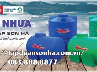 Đại lý bồn nhựa Sơn Hà chính hãng