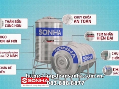 Đại lý phân phối bồn nước inox Sơn Hà
