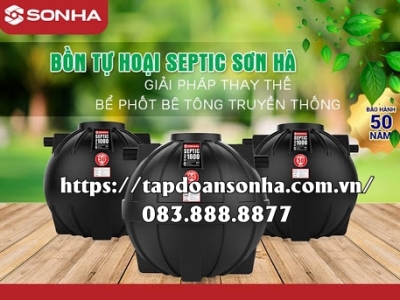Đại lý phân phối bồn tự hoại Sơn Hà
