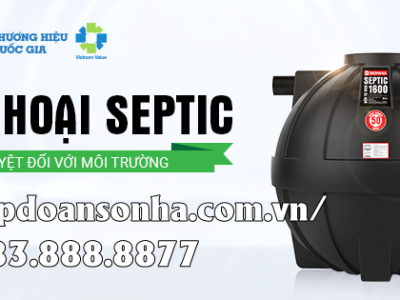Đơn vị phân phối bồn tự hoại Septic Sơn Hà tại Bình Dương