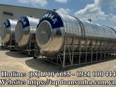 Bồn nước inox Sơn Hà tại Hà Nam / MIỄN SHIP, GIÁ TẬN XƯỞNG