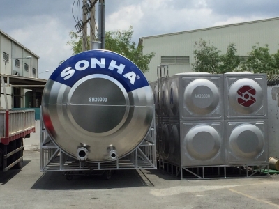 Đơn vị phân phối bồn nước inox Sơn Hà tại Phú Quốc