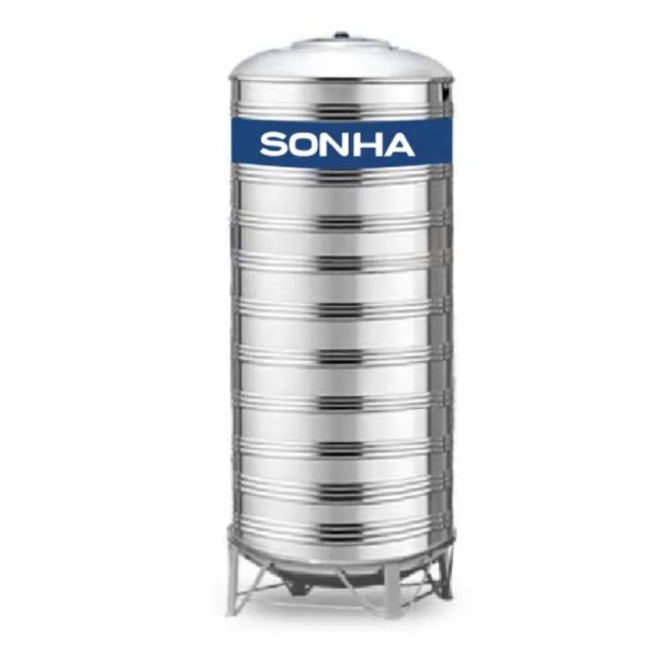 Bồn nước inox công nghiệp Sơn Hà 10000l đứng