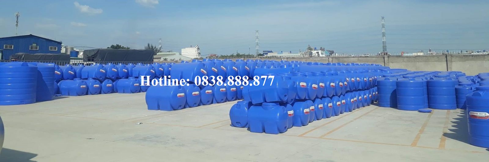 Hình ảnh sản phẩm bồn nước nhựa Sơn hà đủ dung tích từ 300L đến 10000L